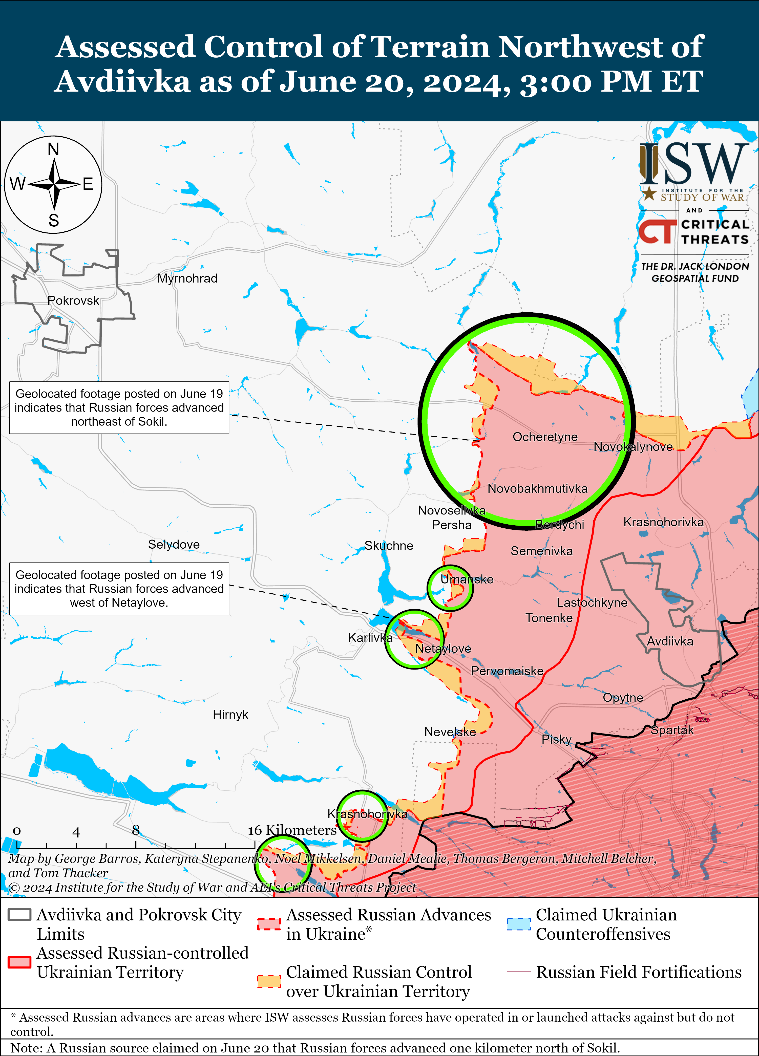 ЗСУ відбивають території біля Вовчанська, ворог просунувся в районі Часового Яру: карти ISW